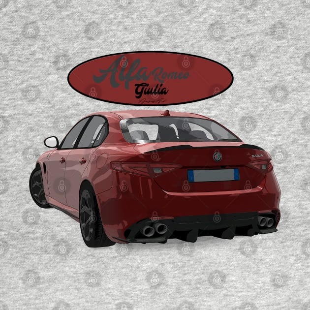 ALFA ROMEO Giulia Rosso Back by PjesusArt